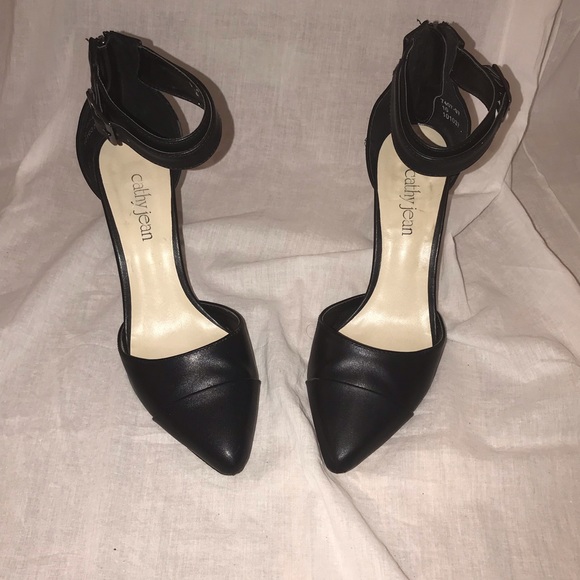 Black Strappy Heels - Picture 3 of 7